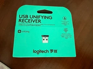 Logitech Unifying Receiver USB Adapter Wireless Keyboard / Mouse Brand New - Photo 1/2