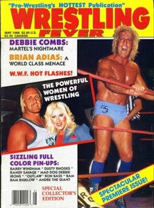 RIC FLAIR/HULK HOGAN Wrestling Fever Magazine May 1988 PREMIERE ISSUE - Picture 1 of 3