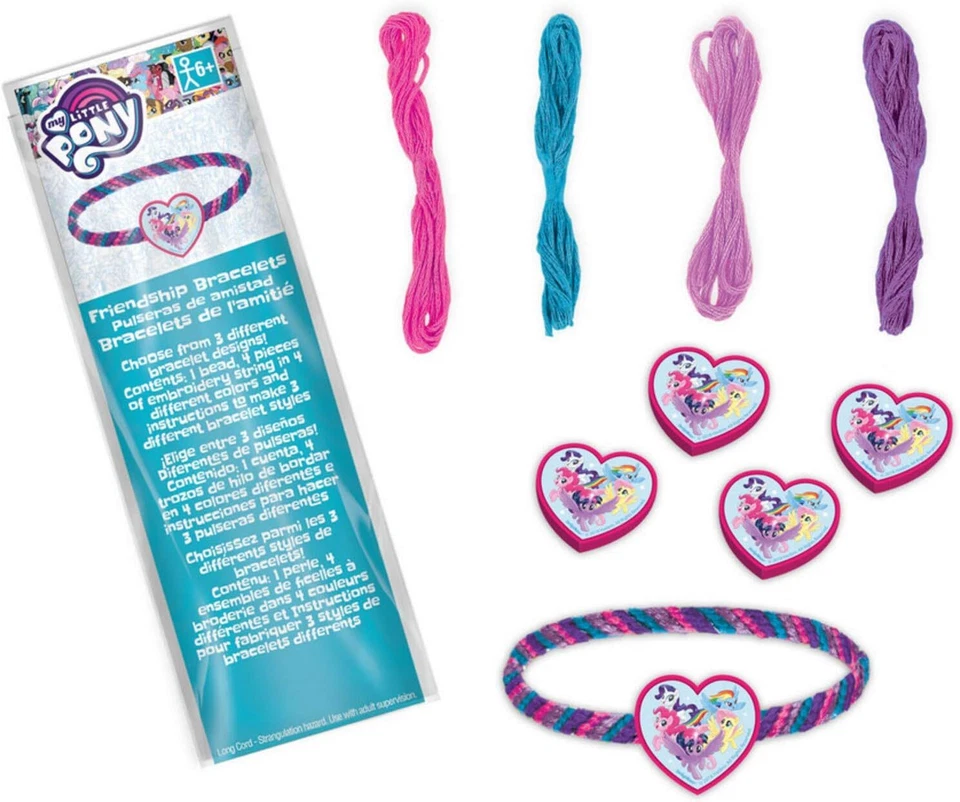 My Little Pony Friendship Adventures Kids Birthday Party Favor Bracelet Kits - Imagem 1 de 1