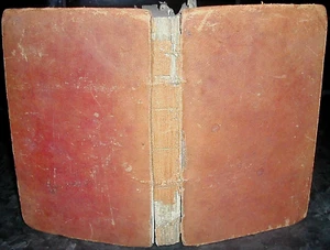 GRAMMAR of GEOGRAPHY 1811 Rev J Goldsmith LEATHER Fold Out MAPS (An Easy) 8 Maps - Imagen 1 de 11