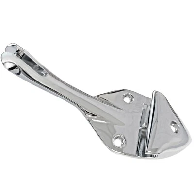 1966 Chevy Chevelle El Camino Rear View Mirror Bracket Metal Chrome - M1035F - Image 1 of 4
