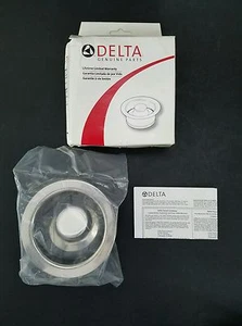 Delta Genuine Parts Disposal Flange & Stopper 72040 Chrome 2003 NIP New - Picture 1 of 9