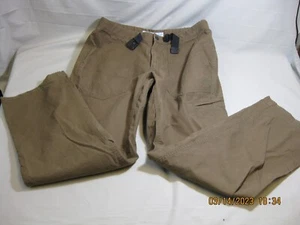 Eastern Mountain Sports EMS Cotton Hiking Pants Men's 34x31 Olive/Beige - Picture 1 of 4