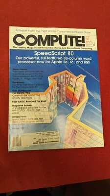 Compute! Magazine May 1987 Issue 83 Vol 9 No 4 SpeedSctipt 80 - Image 1 of 2