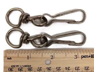 Zaino borsa vintage Giappone 2 clip metallo portachiavi cintura bagaglio passante - Foto 1 di 4