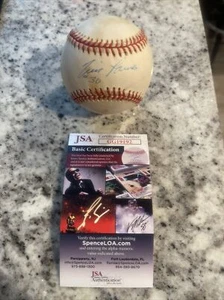 JSA COA TIM RAINES SIGNED AUTOGRAPHED BASEBALL MLB NL BALL HOF 2017 - Picture 1 of 3