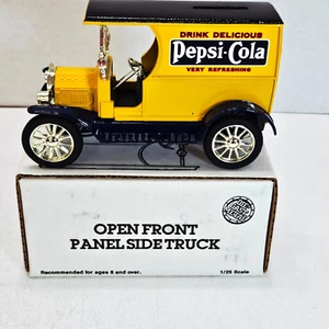 Pepsi Cola 1912 Ford Open Front Panel Side Truck Bank Die Cast Metal Ertl 1992 - Picture 1 of 14