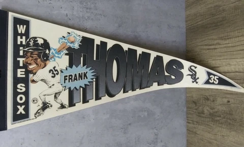 FRANK THOMAS CHICAGO WHITE SOX VINTAGE 1990'S SALEM WINCRAFT PENNANT Cover