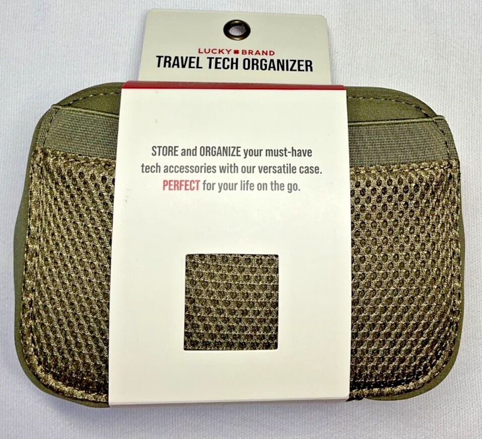 CONAIR - Tech Organizer for Storage Cables and Chargers 3 Compartments To