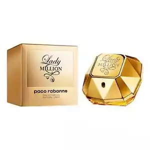 Paco Rabanne Lady Million EDP Spray 80ml New & Sealed (SLIGHTLY CREASED BOXES) - Picture 1 of 1