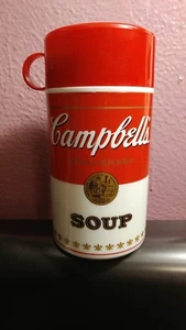 Campbell's Soup Can-Tainer Double Wall Insulated Carrier Cup Mug Keep Soup Warm - Picture 1 of 5