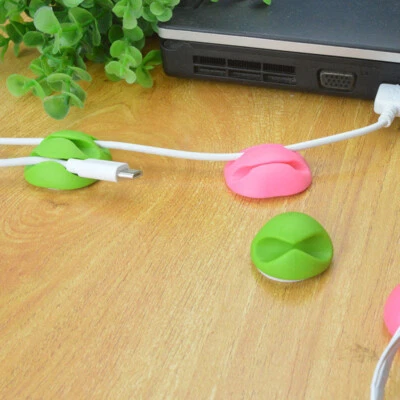 Cable Winder 10PCS USB Cable Organizer Cord Organizer Cable Manager Wire Fixer . - Image 1 of 4