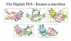 Disegni digitali per ricamo a macchina - Frutta Floreale in formato PES Rippled