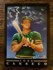 JOSE CANSECO baseball cards YOU PICK/CHOOSE! Flat shipping; buy more & save!