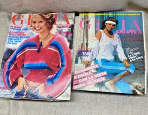 Gioia Italian Fashion Magazines Set of 2, one dated May 1976, other 1980 Suppl. - Picture 1 of 14