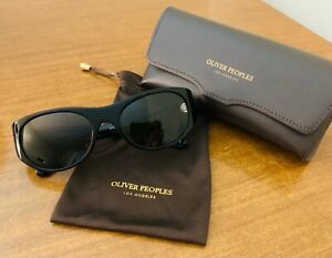 Oliver Peoples Exton Black Polarized Sunglasses OV5399SU Size 55-18-135 NEW $492