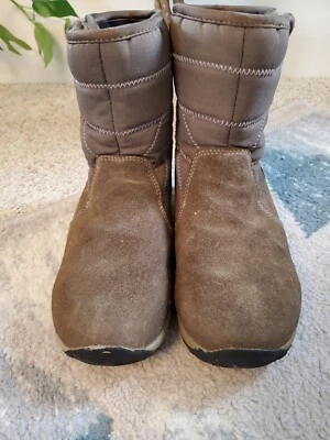 Niñas 4 Merrell Jungle Moc Invierno Botas de Nieve * Marrón Impermeable y CÁLIDO! Foto 1 de 4