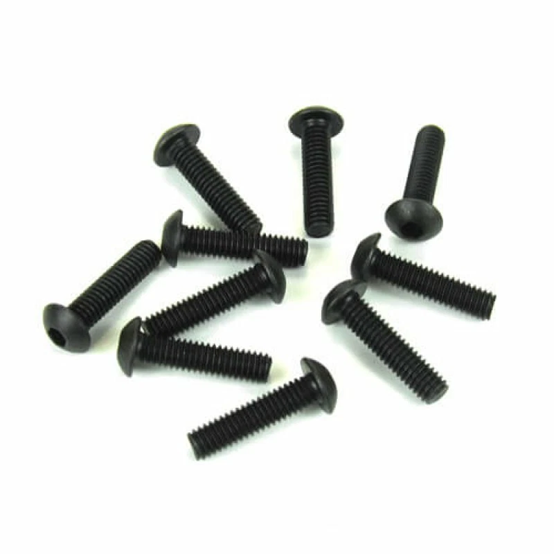 Tekno RC TKR1447 M4x16mm Button Head Screws Black (10pcs) - Image 1 of 1