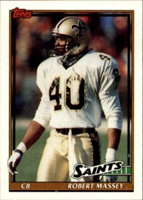 1991 Topps Football Card #314 Robert Massey - Image 1 of 2