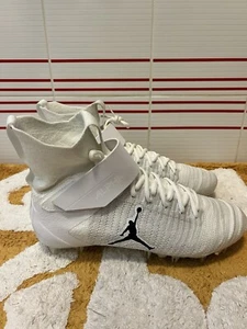 Botines de fútbol Jordan Alpha Menace Elite 2 Flyknit blancos CV1664-103 para hombre 10,5 - Imagen 1 de 5