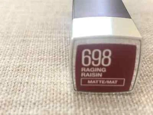 Lote de 2 - Lápices labiales MAYBELLINE #698 Raging Raisin (efecto mate) - Imagen 1 de 2