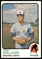 1973 TOPPS TOM WALKER 41 BASEBALL MONTREAL EXPOS