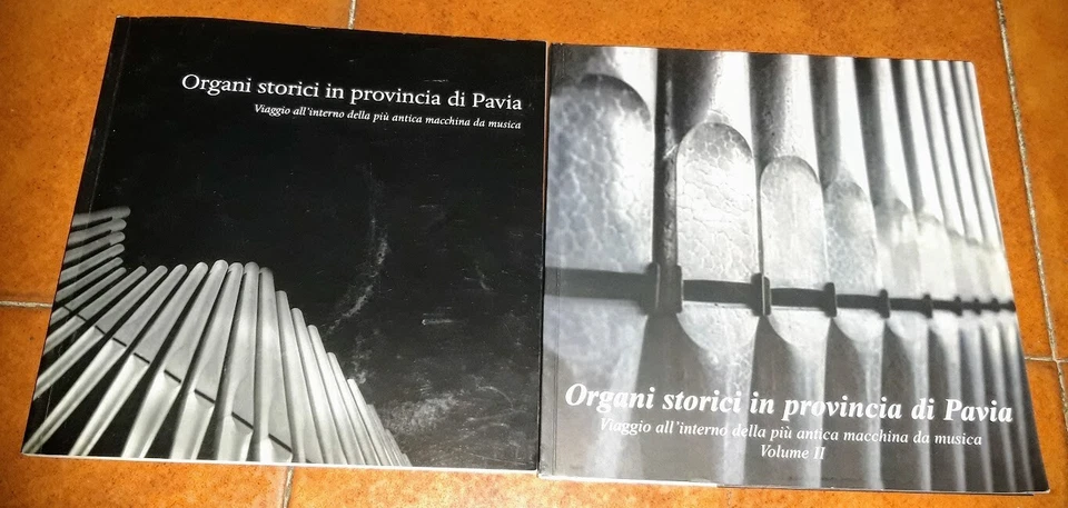 ORGANI STORICI IN PROVINCIA DI PAVIA COMPLETO 2 VOLUMI CON CD-ROM 2002 2004 - Immagine 1 di 1