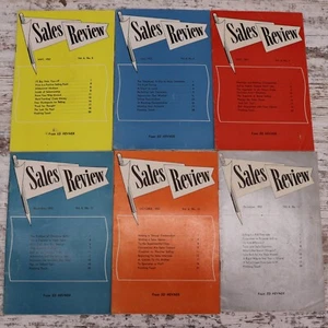 Sales Review Magazine 1952 Lot of 6 Ed Hevner - Picture 1 of 7