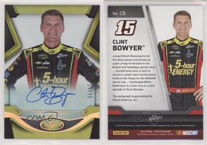 2016 Certified Certified Signatures Mirror Gold /25 Clint Bowyer #CB Auto
