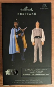 2018 SDCC SELLO EXCLUSIVO STAR WARS LANDO CALRISSIAN LOBOT RECUERDO ADORNO - Imagen 1 de 1