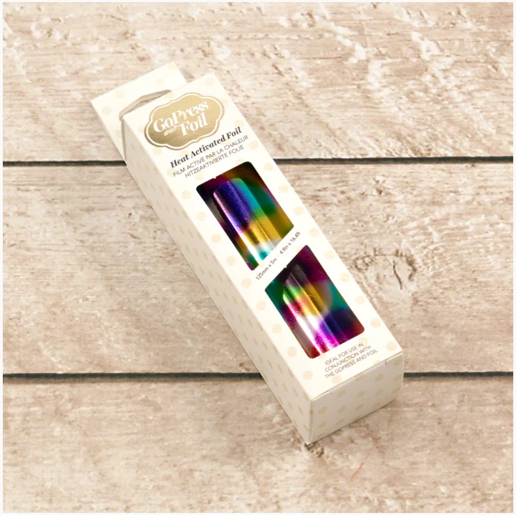 Couture Creations Heat Activated Foil Foilpress & GoPress 5m Rainbow Spot Mirror - image 1 of 1