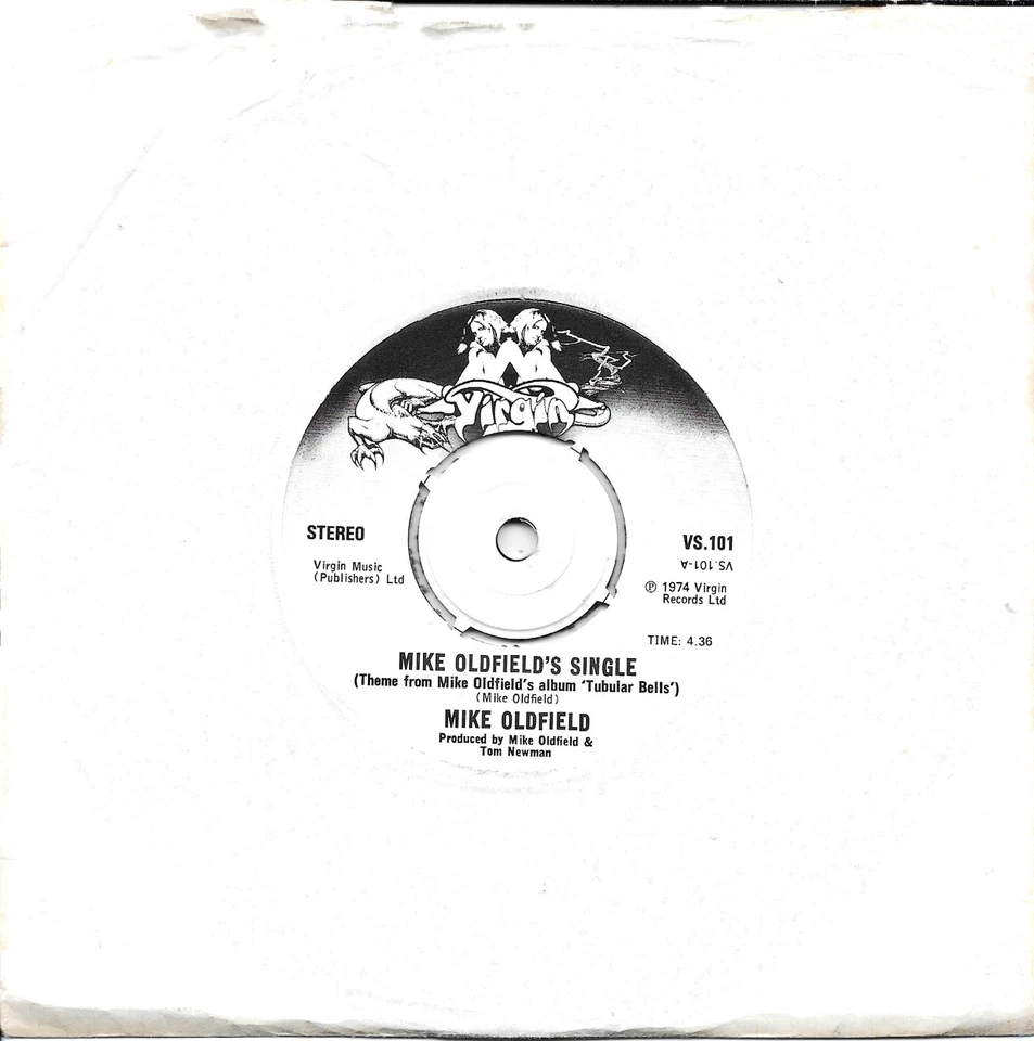 MIKE OLDFIELD  Tubular Bells / Froggy  Went A Courting  United Kingdom Import 45 - Image 1 of 1