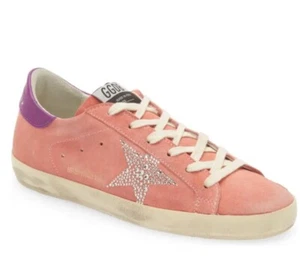 Golden Goose Super Star Classic Crystal Stud Star Sneaker 3588 - Retail $680 - Picture 1 of 6