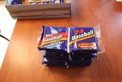 1 Jumbo Cello Pack 1993 Topps Serie 1 con 6 Cartas Doradas Jeter RC? Foto 1 de 2
