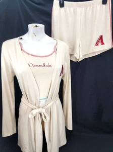 NEW Arizona Diamondbacks Concepts Sport Tank Top Robe Shorts Pajamas Women's M - Picture 1 of 8