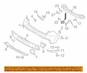 2018-2018 Kia Soul Rear Impact Bar Upper Bracket - Picture 1 of 1