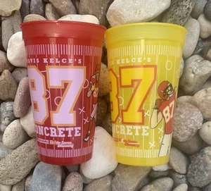 Andy’s Frozen Custard Travis Kelce KC Chiefs Cups. 2. Used - Picture 1 of 6