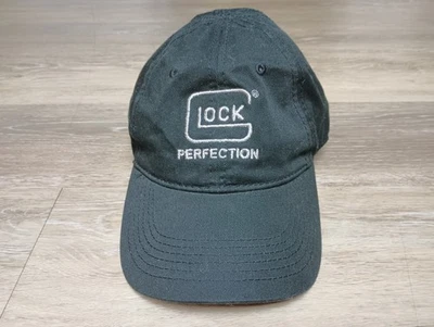 Gorra GLock Perfection negra con correa usada en excelente estado gorra de béisbol sarga de algodón ajustable Foto 1 de 4