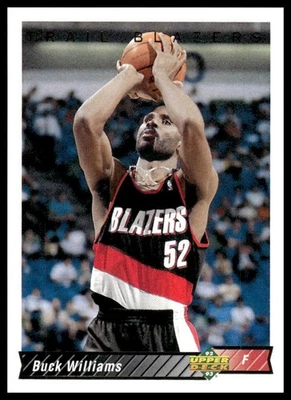 Buck Williams 1992-93 cubierta superior #163 Portland Trail Blazers Foto 1 de 2