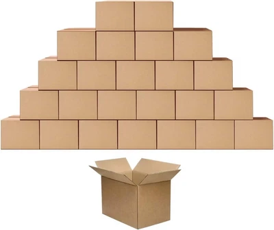 Shipping Cardboard Boxes Mailers 10X7X5 Inches Small Packing Corrugated Packagin - Image 1 of 4