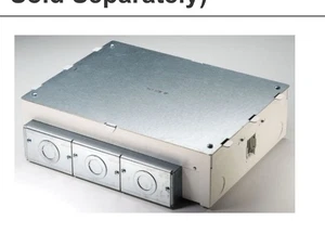 🔴Wiremold Legrand EFB6S Evolution Series Floor Box, Steel, Recessed, White‼️ - Picture 1 of 3