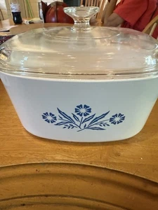 CorningWare A-3-B Blue Cornflower Casserole Dish 3 Quart - Picture 1 of 10