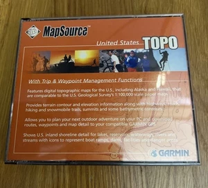 GARMIN MapSource UNITED STATES TOPO v3.02 CD-ROM MAPS - Picture 1 of 1