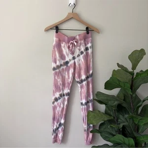 Young Fabulous & Broke Tie Dye Jogger Sweatpant Elastic Waist Tie Stretch Rayon - Imagen 1 de 12