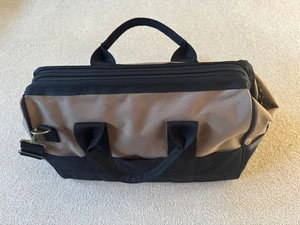 Canvas Werkzeugtasche 17” x 11” x 9” - hellbraun und schwarz - Bild 1 von 8