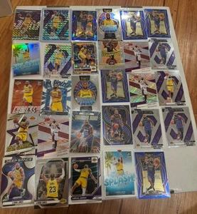 29 LEBRON JAMES NBA cards NBA Los Angeles Lakers Refractors Base Prizm et invest - Picture 1 of 2