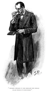 Sidney Paget Zeichnung von Sherlock Holmes für Strand Magazin 8,5" x 11" - Bild 1 von 1