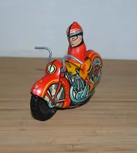 Juguete de Motocicleta de Placa de Hojalata De Colección Modelo Original Hecho en Gran Bretaña (09335) - Imagen 1 de 7