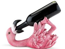 Flamingo Wine Bottle Holder for Tabletop, Countertop, Wine Rack, Set 1 NIB