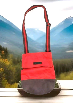 Bolsa tiracolo Timbuk2 pequena carteiro bolsos vermelhos com zíper ajustável marca de luxo - Imagem 1 de 4
